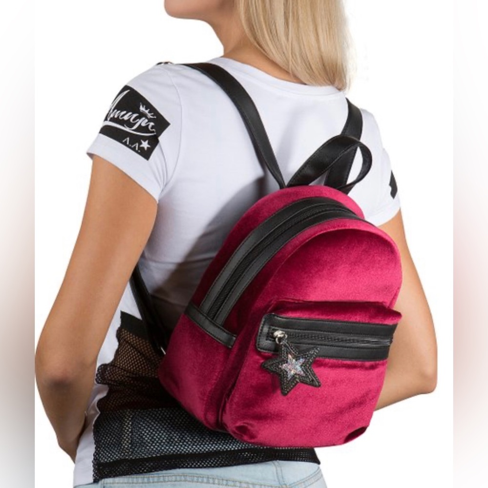 New Olivia Miller Wine colored Linara Mini Backpack. New with tags